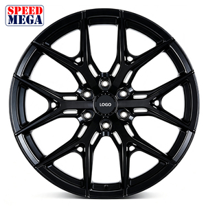 ล้อแม็กซ์สีดำเงา Speed Mega Glossy Black 10 ก้าน ดีไซน์ Y Split น้ำหนักเบา สำหรับรถยนต์ออฟโรด SUV รถบรรทุก ขอบลึกเว้า - Product Image 2