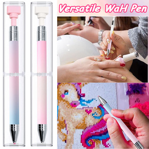 New Arrival Nail Dotting <b>Pen</b> Tool Set Nail Polish Crayon Stick PVC Holder Rotary Dot Nail Art Dotting <b>Pen</b> - Product Image 2