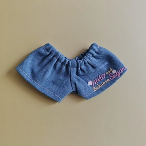 دمية لابو المحشوة مع سروال عمل من الدنيم القطني وملابس للأطفال من 4-6 سنوات - Product Image 5