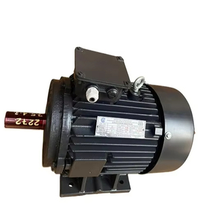 มอเตอร์ไฟฟ้าอุตสาหกรรมสามเฟส มอเตอร์ AC ตัวเครื่องเหล็กหล่อ แบบติดตั้งบนฐาน พร้อมเพลาแข็งแรง ประสิทธิภาพสูง สำหรับใช้งานกับอุปกรณ์ - Product Image 1