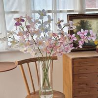 Arche florale de mariage à 9 têtes en soie artificielle style japonais pour salles de cérémonie à haut plafond