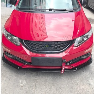 Car Front Bumper Lip Front Bumper <b>Splitter</b> Diffuser Bumper Protector Body Kit For Honda Civic 9.5 Generation Car Accessories - Product Image 3