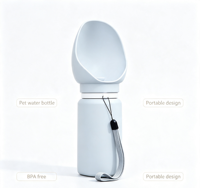 Bol de voyage automatique pour animaux de compagnie, pliable, écologique, grande capacité, imperméable, en gel de silice, pour chats et chiens