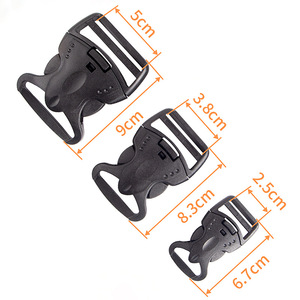 Boucle à dégagement latéral double sécurité 2,5 cm 3,8 cm 5 cm – Accessoires durables pour sacs à dos et colliers pour animaux de compagnie - Product Image 1