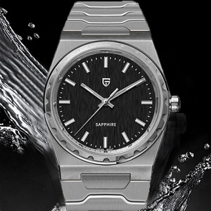 Nouvelle montre à quartz pour homme PAGANI Design 2025, 37 mm, VJ21, saphir, acier inoxydable, étanche, montres-bracelets, Reloj Hombre, verre PDYS020 - Product Image 4