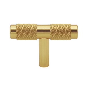 Hot Selling Wardrobe Knurled Brushed Brass Handle <strong>Pulls</strong> Kitchen <strong>Cabinet</strong> Black and Gold Handles - Product Image 3