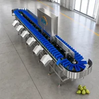 KHLH-5J Automatische Fruit- en Groentesorteermachine met bekend merk PLC voor diepvriesverwerkingsbedrijven