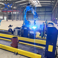 Station de soudage de tuyaux entièrement automatique par robot industriel, station pour la fabrication de tuyaux et de bobines de tuyaux