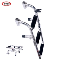 Échelle de bateau FOYO en acier inoxydable, échelle télescopique pour yacht, échelle de quai, escalier marin pour bateau/yacht/kayak