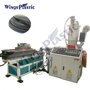 High Speed pp pe corrugated flexible pipe machine pe corrugated conduit machine extrusion line for corrugated pipe and tubings