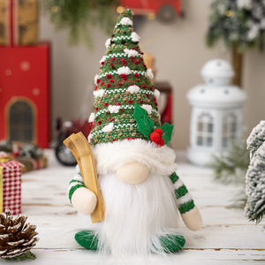 LED Light Christmas Elf Doll Gnome Decoraciones navideñas y regalos de Año Nuevo para el hogar - Product Image 1