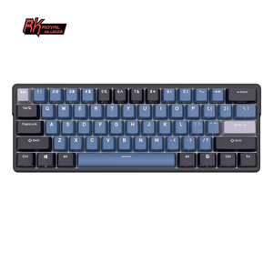 Royal Kludge แป้นพิมพ์เกม Rgb <span class=keywords><strong>RK61</strong></span> Plus Clavier Sans Fil OEM Colorblock - Product Image 1
