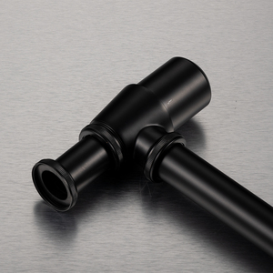 Joyhoo Chất Lượng Cao Matte Màu Đen Phòng Tắm Brass Chậu Rửa Bồn Rửa Nước Thải Bẫy Ống Thoát Nước - Product Image 5