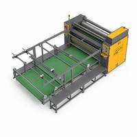 Machine de transfert de chaleur rotative à tambour haute vitesse industrielle de 800 mm avec une efficacité de 800 m/h, calandre de sublimation automatique pour textiles