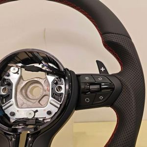 Volante Deportivo Personalizado con Costuras Rojas para <span class=keywords><strong>BMW</strong></span> F10 F15 F30 E70 E90 Z4 X3 F34 F90 E84 E92 M3 M5 - Product Image 6