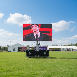 Écran LED portable pour remorque, panneau d'affichage relevable 5000 cd 16:9 haute résolution, affichage vidéo extérieur pour publicité routière et événements - Product Image 3