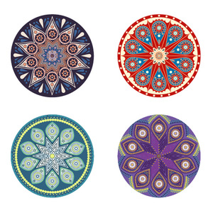 Posavasos de cerámica Thtclp, redondo, de porcelana blanca, con impresión digital, duradero, aislante del calor, estilo nórdico, patrón Th0156 - Product Image 5