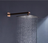Ensemble de douche de salle de bain 12 pouces, système de douche en pluie, douche spot d'usine