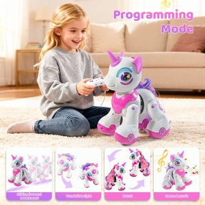 Jouet animal télécommandé interactif électrique programmable pour enfants, détection tactile, divertissement familial en intérieur, robot cheval intelligent dansant RC - Product Image 3