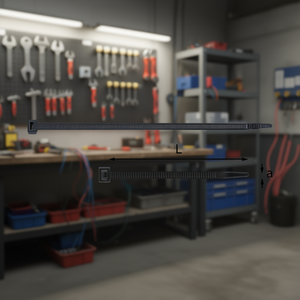 765 Serre-câbles en L, longueur A, largeur, élément en matériau isolant - Product Image 3