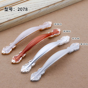 European Style Zinc Alloy <b>Cabinet</b> Handle Model 2078 For Drawer Furniture Hardware Durable Bar Shape - Product Image 2