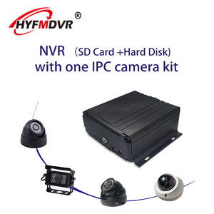 Hyf Chất lượng cao 4 kênh an ninh Xe Hơi DVR 1080P HDD + SD di động NVR xe 4G GPS mnvr - Product Image 2