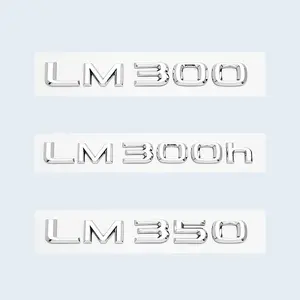 Lm300 Lm 300H Lm350 Letternummer Auto Stickers Voor Lexus Kofferbak Staart Gemodificeerde Stickers
