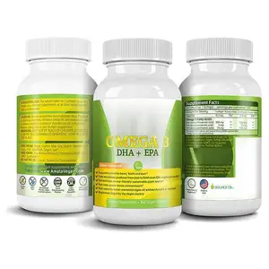 Capsula di supplemento ipoglicemizzante di assorbimento efficiente Omega-3 DHA + EPA