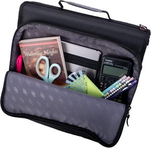 Échantillon gratuit étui populaire Hot Well 2 pouces 3 D anneau fermeture éclair classeur 5 poches extensible dossier personnalisé - Product Image 2