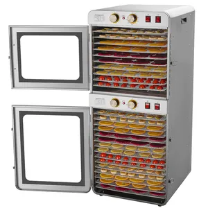 Electric Vegetable And Fruit Dryer Dehydrator Commercial Food dehydrator Processing Machines With Digital Timer