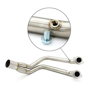Tubo de escape modificado de acero inoxidable de una pieza de 51mm para BENELLI 752S BJ752 - Product Image 5