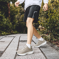Chaussures de sport pour hommes Oem Odm direct d'usine vente en gros orteil large meilleure douleur au pied orthopédique diabétique en coton chaussures de course décontractées pour hommes