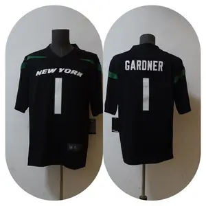 1 Ahmad Gardner 2022 Новая оптовая продажа лучшее качество сшитые американские футбольные майки