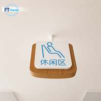 Panneau de signalisation directionnel en acrylique, panneau de porte directionnel mural pour hôpital, hôtel, bureau, imperméable, durable, panneau de sécurité