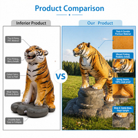 Inflables Gigantes Personalizados para Publicidad, Mascota Tigre Inflable, Animal Inflable Resistente al Agua, Decoración para Eventos y Fiestas al Aire Libre