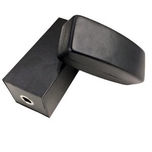 Étui à lunettes en métal rectangulaire noir solide personnalisable avec logo, collection été 2021, 6-8,9 pouces - Product Image 2