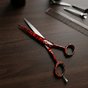 Ciseaux de coiffure professionnels ASAP pour salon de barbier, pour droitiers, manche moyen, confortables, tranchants, durables, bord de rasoir, 15g, beauté - Product Image 2