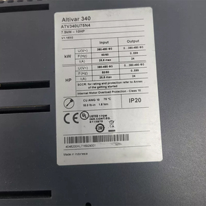 Variador de Velocidad Schneider ATV340U75N4 Altivar Machine ATV340 7.5kW de Alta Resistencia 400V Trifásico - Product Image 5