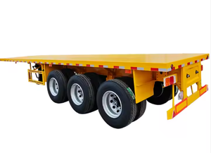 Factory Outlet New Tri-axle 40 Feet Flatbed Truck <strong>Trailer</strong> and <strong>Used</strong> 40ft Flat Bed Semi <strong>Trailer</strong> <strong>for</strong> <strong>Sale</strong> - Product Image 6