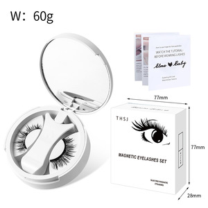 THSJ ขนตาปลอมแม่เหล็กพร้อมออแกไนเซอร์ ขนตาด้านบนกันน้ำเพื่อลุคธรรมชาติ - Product Image 3