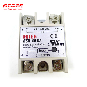 <span class=keywords><strong>SSR</strong></span>-10DA แบบเฟสเดียว20/<span class=keywords><strong>40</strong></span>/60/80/80/100DA-<span class=keywords><strong>H</strong></span> รีเลย์แบบโซลิดสเตทรีเลย์3 ~ 32V DC ควบคุมไฟฟ้ากระแสตรง AC <span class=keywords><strong>fotek</strong></span> โหลดแหล่งจ่ายไฟ24 ~ 380V รางประเภท - Product Image 5