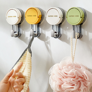 2026 Powerful Vacuum Suction Cup <b>Hooks</b> Heavy Duty Removable Reusable Waterproof Wall Hanger For Bathroom Kitchen Towel Robe No D - Product Image 6