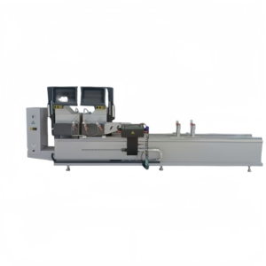 เครื่องตัดองศาอัตโนมัติ CNC แบบสองหัว สำหรับอลูมิเนียมและโปรไฟล์ UPVC สำหรับทำกรอบหน้าต่างและประตู - Product Image 3