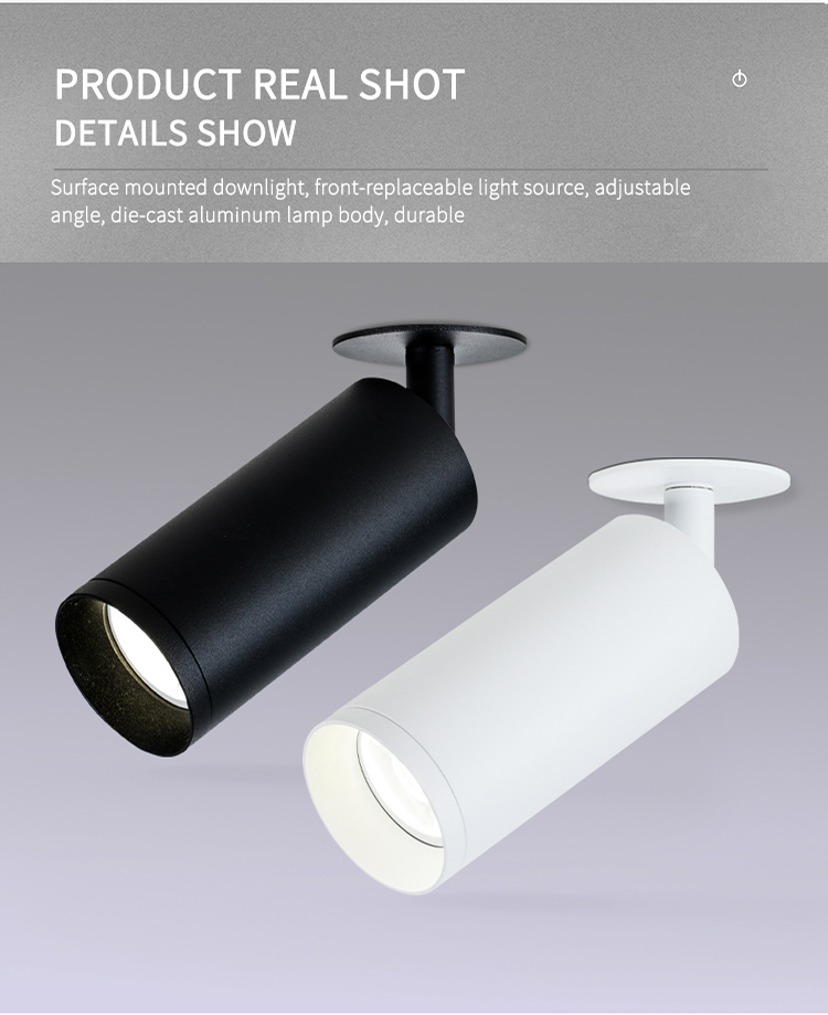 Hall Adjustable IP20 LED Ceiling Spotlights With 36° Beam Angle
