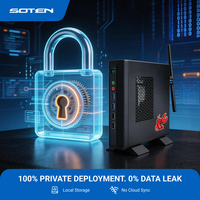 BH1010 AI BOX Industrial Intel Core I3-3110M Controlador de Audio de Alta Definición SSD Windows7/10 Gigabit LAN Mini PC