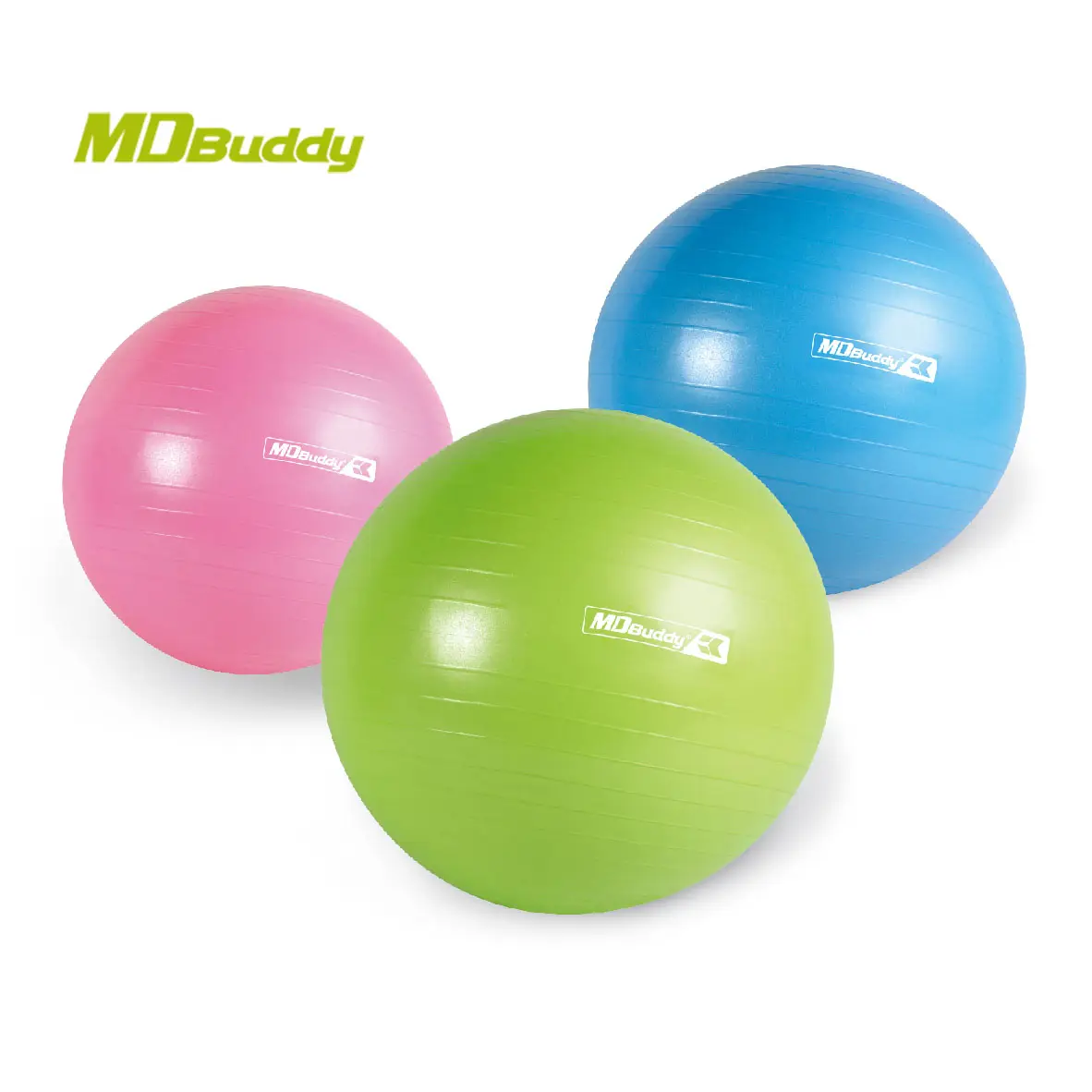 MDBuddy Anti-Burst Gym PVC Yoga Ball Fitness Ball