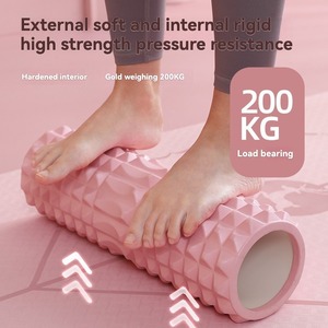 Rullo in Schiuma EVA Multifunzionale per Yoga, Design <span class=keywords><strong>a</strong></span> Mezzaluna, Bastone per Massaggio Muscolare Femminile con Buona Capacità di Carico - Product Image 6