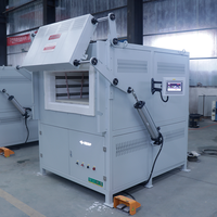 Four à résistance à la chaleur de 1200 degrés, moteur en acier inoxydable, contrôle précis de la température, four pneumatique 220V