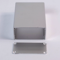 Boîtier de commande en aluminium extrudé OEM 56*28mm, anodisé IP54, châssis marin pour contrôleur de pompe à eau, électronique de navigation marine