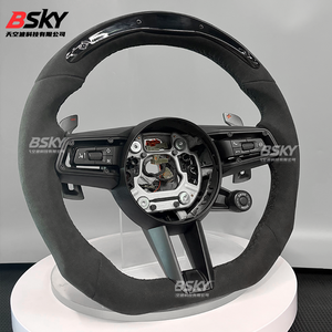 Volant standard en cuir noir pour modèles <span class=keywords><strong>Porsche</strong></span> Panamera Cayenne Macan 718 <span class=keywords><strong>911</strong></span> 918 997 991 970 971 Boxster Cayman - Product Image 3